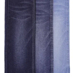 L'usine en gros 60% coton Spandex 9.12 OZ tissu Denim extensible pour femmes chemise en Jean