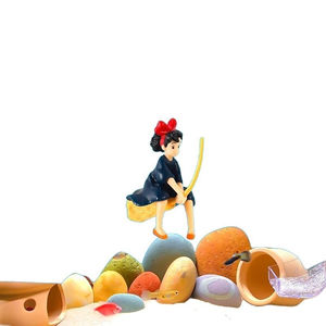 Joysing-Conjunto completo de decoración de acuario flotante, traje de hadas, Luna, gato, buzo, pecera, paisajismo, con adornos de <span class=keywords><strong>bruja</strong></span> suspendidos - Product Image 1