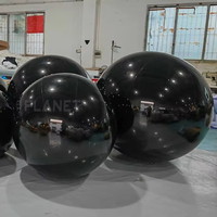 Vente en gros de grands ballons publicitaires réfléchissants en PVC avec sphère en boule miroir grosses boules gonflables brillantes pour la scène