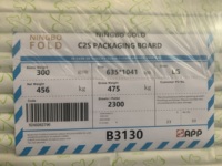 Carton pliable APP Ningbo FBB / Carton pliable ivoire 100% pâte de bois blanchie, impression offset, résistant à l'humidité
