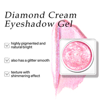 Nouveautés Liquide Chromique Arc-En-Ciel Gel Crémeux Fard À Paupières Pot Mat Surligneur Brillant avec Paillettes Métalliques 5g pour le Maquillage Des Yeux