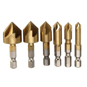 Titan tráng HSS chamfering mũi khoan khoan với Hex Shank - Product Image 5
