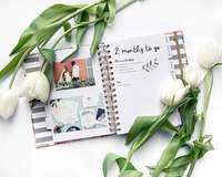 Carnet à spirales personnalisé de haute qualité Myway 2026 avec étiquette pour les souvenirs de mariage