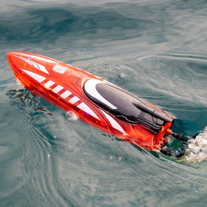 2.4GHz Double Sided RC Stunt Boat 15km/h LED Light Waterproof <b>Remote</b> <b>Control</b> Racing Toy for Pool Lake - Product Image 2