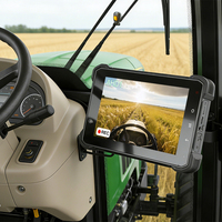 Tablet PC Robusta de 7 Pulgadas AHD Qualcomm OctaCore con GPS/BT/WIFI/4G IP67 para Vehículos Agrícolas, Android 13, con Estación de Acoplamiento RS485 NFC