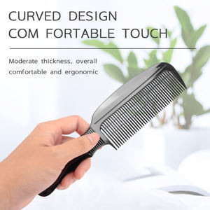 Fournitures de salon de coiffure peigne <span class=keywords><strong>en</strong></span> plastique antistatique Barbar style démêlant peigne coupe de cheveux <span class=keywords><strong>voyage</strong></span> peignes à cheveux pour hommes femmes - Product Image 2