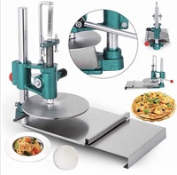 Presse à pâte à pizza manuelle de 35 cm, en acier inoxydable, rouleau à pâte, presse à pâtisserie, presse à pâte à pizza, presse à aplatir le chapati