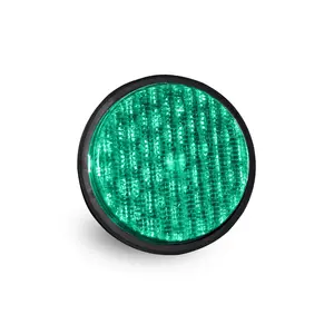 100mm Cobweb Lens LED Traffic Light Module With Red/Green/Yellow/Blue/White LED Bulbs