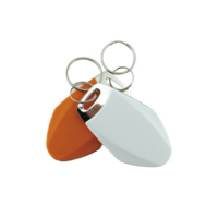 Porte-clés RFID intelligent avec logo client Porte-clés ABS NFC classique étanche 13.56MHz