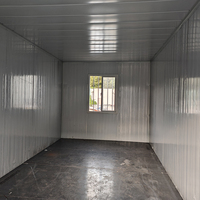 Vente en gros de maison conteneur modulaire préfabriquée avec balcon, toit triangulaire en verre et toit à pignon en bois, nouvelle conception, petite villa