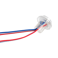 Échantillon Gratuit - Lumières LED Cabochon RGB 26mm 3 LED 12V programmables pour Noël
