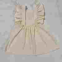 Robe d'été en velours côtelé pour filles, à bretelles, avec volants et dentelle, style bohème, pour bébés et tout-petits, ODM, écologique, respirante, coupe trapèze