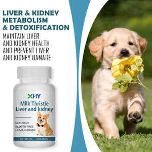 애완 동물 보충 간 및 신장 건강 정제 간 및 신장 기능 향상을위한 보충 교재 정제 우유 엉겅퀴 정제 - Product Image 5
