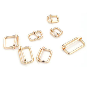 13-39mm equipaje DIY accesorios de hardware bolsa Correa cuero mochila cinturón rodillo Pin hebilla aleación hebilla ajustable - Product Image 5