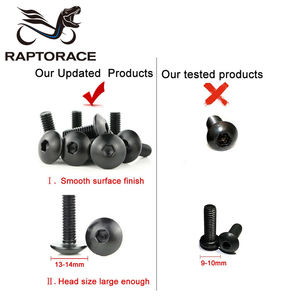 Aximoto adapté pour ftermarket amaha 91-96 teel <span class=keywords><strong>1000</strong></span> olting astener odywork aération olt it d'équipage lip asher ut 10.9 - Product Image 6