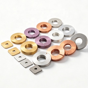 OEM Custom Metal Shim Gaskets Laser Cutting Special Shape Punching Brass Red Copper Aluminum Stainless Steel <b>Spacer</b> Parts - Product Image 6