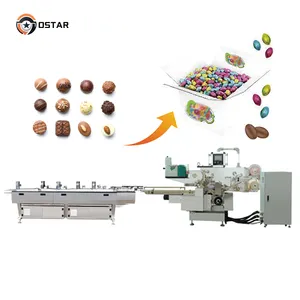 Full Automatic High Speed Aluminum Foil For Food Chocolate Bags Tresor Dore Packaging Machine Competitive Price