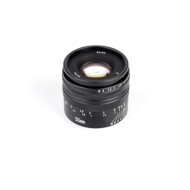 50mm F2.0 Full-frame Manual Focus Lens, Large Aperture Standard Prime for Mirrorless Cameras