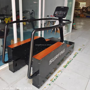 <span class=keywords><strong>Skyboard</strong></span> gym-Equipo de fitness con pantalla LCD, máquina de Surf de madera - Product Image 4