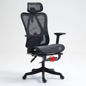 Silla de oficina ergonómica con reposapiés Silla de ordenador ergonómica silla cómoda de ordenador - Product Image 6