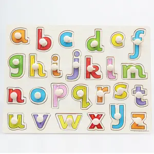Puzzle di legno del bambino del numero della lettera del giocattolo educativo dei bambini di alta qualità per il bambino