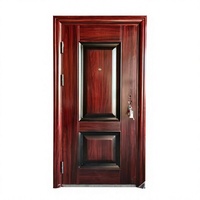 Puerta de Entrada Sencilla Abatible, Moderna, Antirrobo, para Exteriores, Villas, Apartamentos, Puertas de Seguridad para Casa