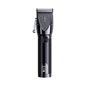 <b>Professional</b> USB <b>Hair</b> <b>Trimmer</b> for Men Vintage Style 3 Piece Kit with Metal Clippers Salon Engraving Scissors - Product Image 1