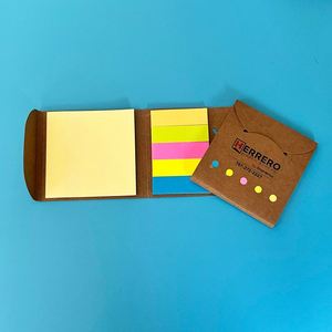 Blocs-notes personnalisés de style européen à 5 trous, notes autocollantes mignonnes avec logo, autocollantes et magnétiques, cadeaux de bureau et scolaires - Product Image 3