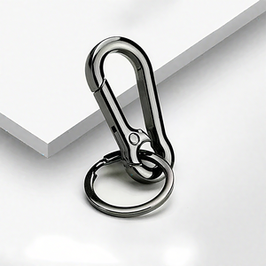 Professional Manufacturer Custom Gold Plated Swivel Snap Hook Buckle Key Ring Clip Hooks Keyring Carabiner <strong>Split</strong> <strong>Keychains</strong> - Product Image 6