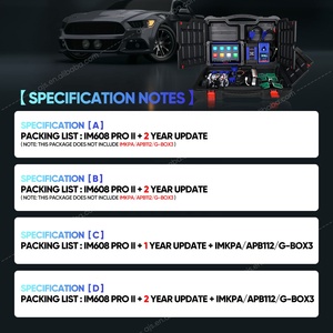 Cho Autel im608pro II OBD2 Máy quét tự động chẩn đoán mã đọc công cụ cho chìa khóa xe lập trình & immo ikey lập trình máy - Product Image 6