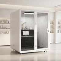 Cabine de bureau préfabriquée insonorisée, cabine insonorisée pour enregistrement vocal, isolation acoustique pour centre d'appels