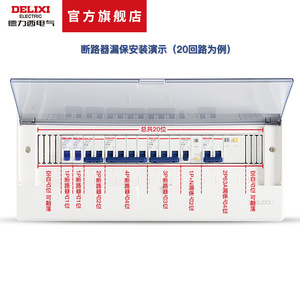 Delixi <b>Electric</b> HDBE-63 MCB Miniature Circuit Breaker 230V 6kA LSIG Protection Modular Mounting Household Use - Product Image 3