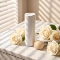 Flacon vide en plastique de 100 ml avec bouchon tamis - pour poudre libre, talc, soins corporels et bébés - Personnalisation complète, échantillons gratuits