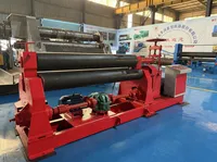 Machine à rouler à trois rouleaux W11, équipement de laminage de tôles W11-6x3000 pour plaques fines en acier inoxydable