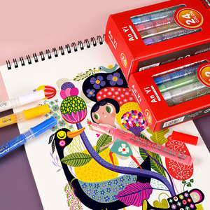 Pennarelli Acrilici a Base d'Acqua An Yi A.1106, Set da 24 Colori, Penne <span class=keywords><strong>per</strong></span> Disegno <span class=keywords><strong>per</strong></span> Bambini e Studenti - Product Image 2