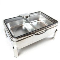 Ensemble de buffet de luxe d'équipement de restauration à commande tactile maximum de 95 degrés centigrades