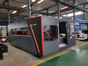 Máy cắt laser sợi quang kín hoàn toàn 6000W, máy cắt laser <span class=keywords><strong>CNC</strong></span> dùng để cắt kim loại - Product Image 2