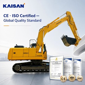 Excavadoras de orugas Kaisan 21 a 24 T, certificadas CE EPA, estándar de emisiones europeo, excavadora de gran tamaño para minería de oro - Product Image 3