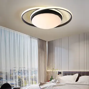 House Decor Indoor Surface Mounted Ceiling Lamps 3cct Dimmable Art Design 30w Led Iron Ceiling Lights For Home