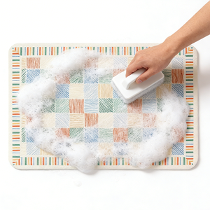 <span class=keywords><strong>Tapis</strong></span> <span class=keywords><strong>de</strong></span> <span class=keywords><strong>bain</strong></span> en diatomite à séchage rapide, absorbe l'eau en quelques secondes, pierre minérale naturelle, antidérapant, facile à nettoyer - Product Image 1