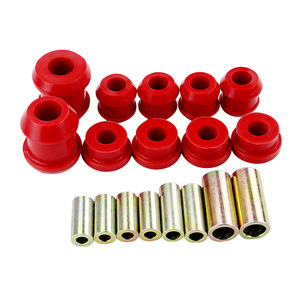 Bagues de bras de suspension avant Poyracing pour Honda Civic 1992-1995, pièces de rechange en caoutchouc rouge - Product Image 2