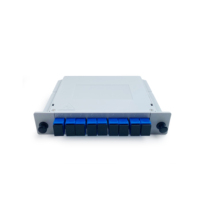 Répartiteur SC UPC PLC 1*8, équipement de fibre optique avec prise en charge POE/GSM/TCP/GPRS pour les réseaux de télécommunication, fibre domestique