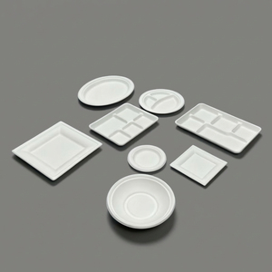 Boîte à lunch à 5 compartiments Contenants de stockage pour aliments à emporter Boîte <span class=keywords><strong>en</strong></span> papier Plateau de service <span class=keywords><strong>avec</strong></span> couvercles et couvercles <span class=keywords><strong>en</strong></span> bambou - Product Image 6