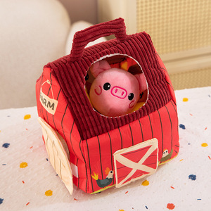 Vente en gros de figurines d'animaux de la ferme amusantes et créatives pour bébés, boîtes mystères, jouets en peluche éducatifs, décorations de bureau, cadeaux pour enfants - Product Image 2