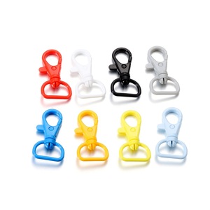 Fermoir mousqueton en résine plastique de 40 mm, couleurs bonbon, pour la fabrication de bracelets, formes variées, composants de bijoux - Product Image 2