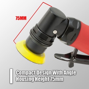 Lematec Pneumatic Orbital Sander 2mm Orbit 2 Inch Pad Air Angle Grinder For Auto Polishing And Refinishing - Product Image 6
