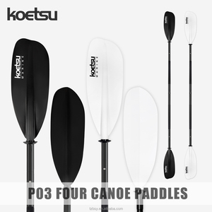 Koetsu P03 mái chèo hai lưỡi bốn phần, có sẵn màu đen và trắng, thích hợp cho thuyền kayak, ván chèo - Product Image 5