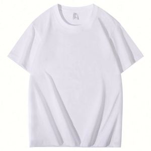 High Quality 100% Cotton Silk Screen Printed Short Sleeve Regular Fit Unisex Eco-Friendly Casual Blank T-Shirt for Men - Product Image 5