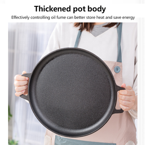 <span class=keywords><strong>Plaque</strong></span> de barbecue de camping <span class=keywords><strong>en</strong></span> plein air 30 cm <span class=keywords><strong>en</strong></span> <span class=keywords><strong>fonte</strong></span> réversible avec revêtement antiadhésif deux poignées compatible gaz et <span class=keywords><strong>induction</strong></span> - Product Image 5