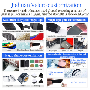 Nilon 100% ramah lingkungan hitam 30mm Superior untuk Velcro kail dan <span class=keywords><strong>Loop</strong></span> dengan fitur tahan panas Velcro - Product Image 5